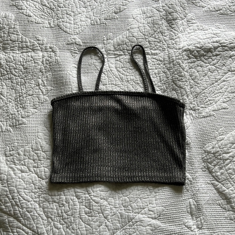 Shein Grey Cropped Tank